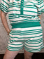 Emerald Coast Striped Terry Shorts