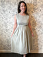 Luminous Linen Midi