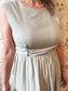 Luminous Linen Midi