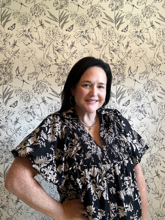 The Dahlia Floral Dress - Best & Co. Boutique
