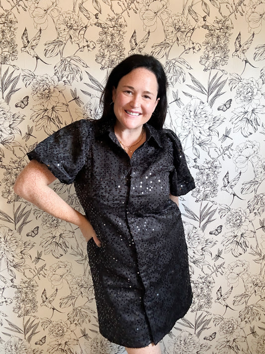 The Noelle Sequin Mini - Best & Co. Boutique