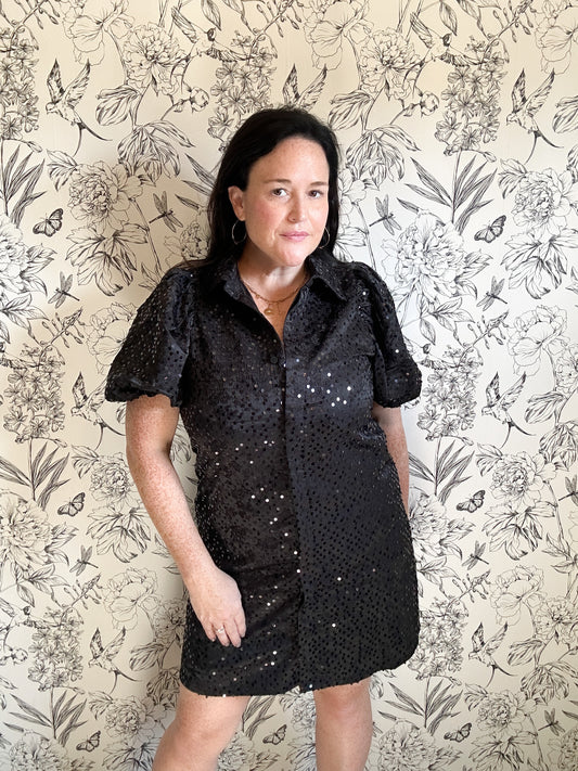 The Noelle Sequin Mini - Best & Co. Boutique