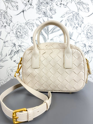 Uma Woven Crossbody | Ivory