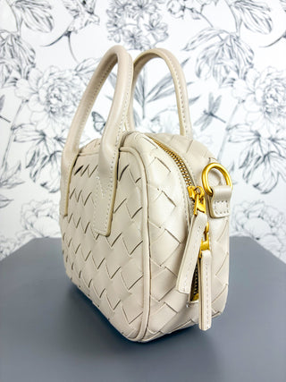 Uma Woven Crossbody | Ivory