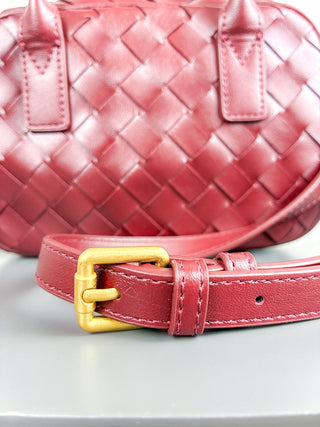 Uma Woven Crossbody | Burgundy