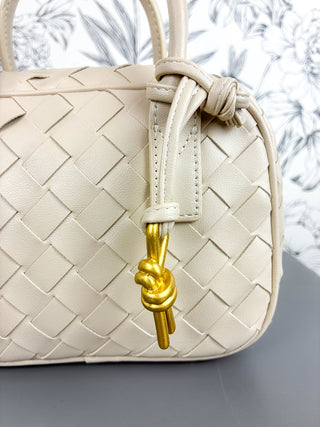 Uma Woven Crossbody | Ivory