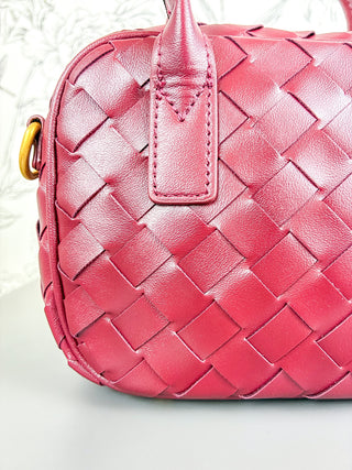 Uma Woven Crossbody | Burgundy
