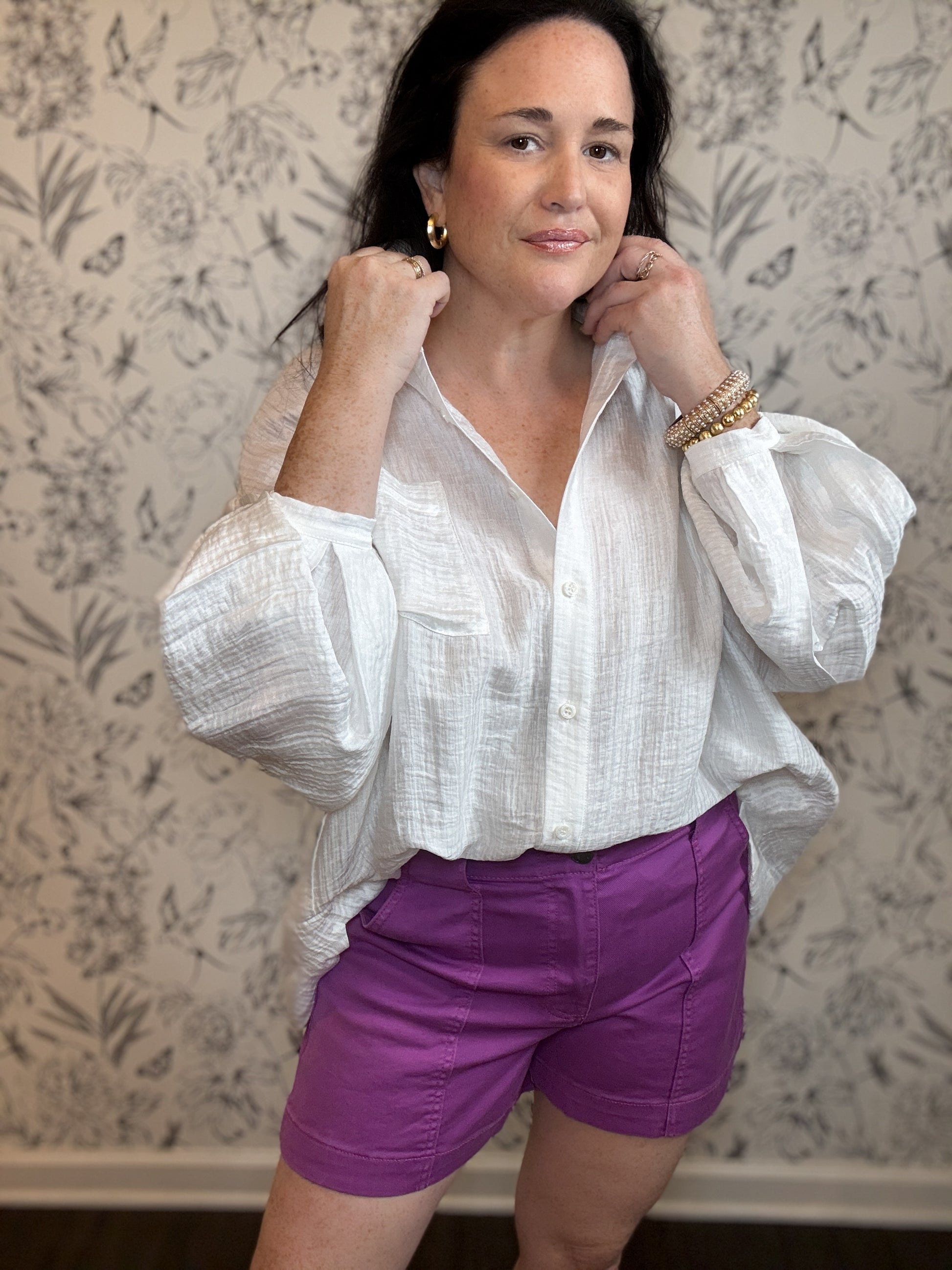 The Jane High Rise Short (Purple) - Best & Co. Boutique