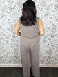 Sloane Jersey Tank | Taupe