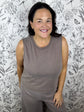 Sloane Jersey Tank | Taupe