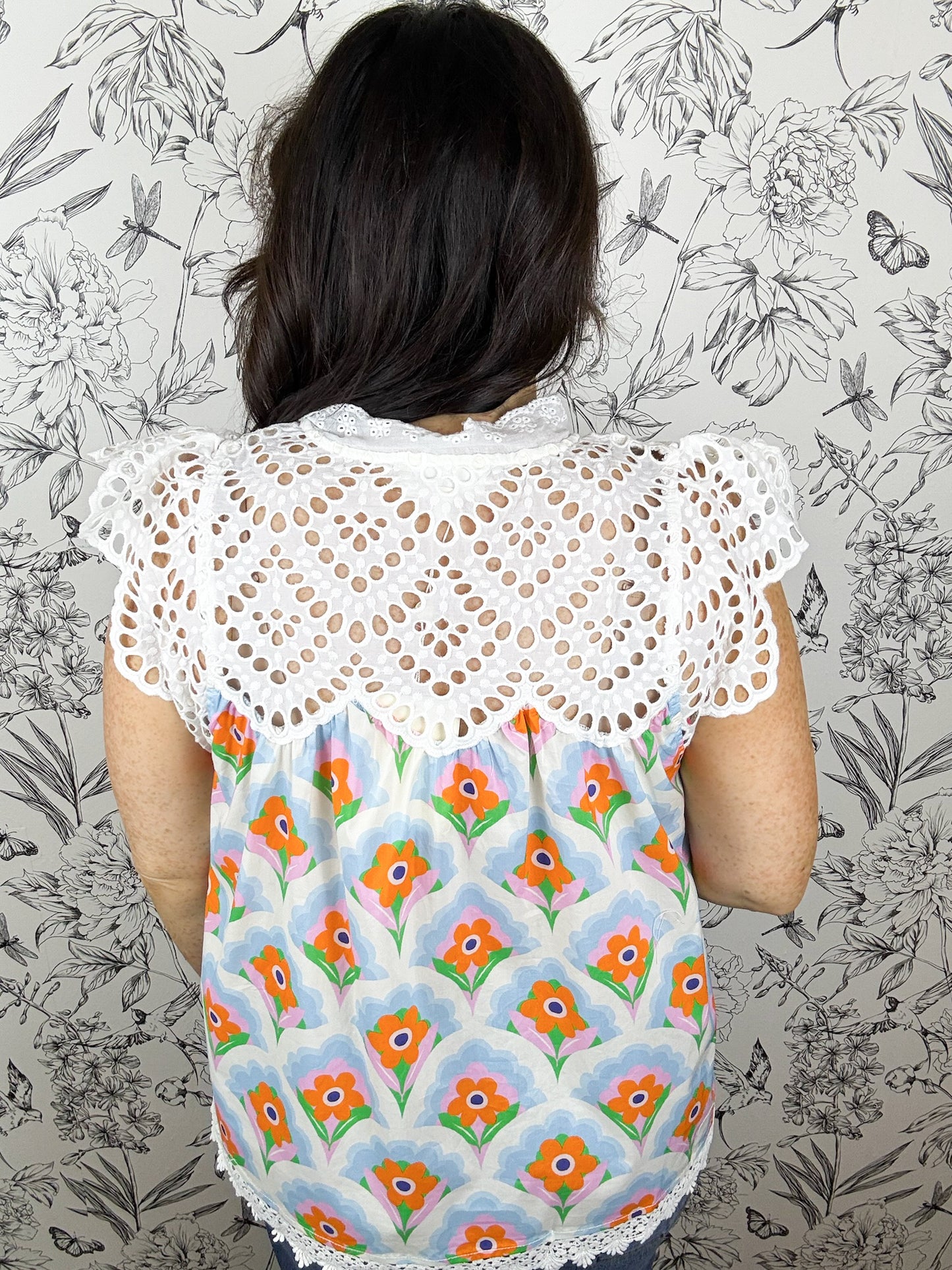 Capri Coast Lace Tank
