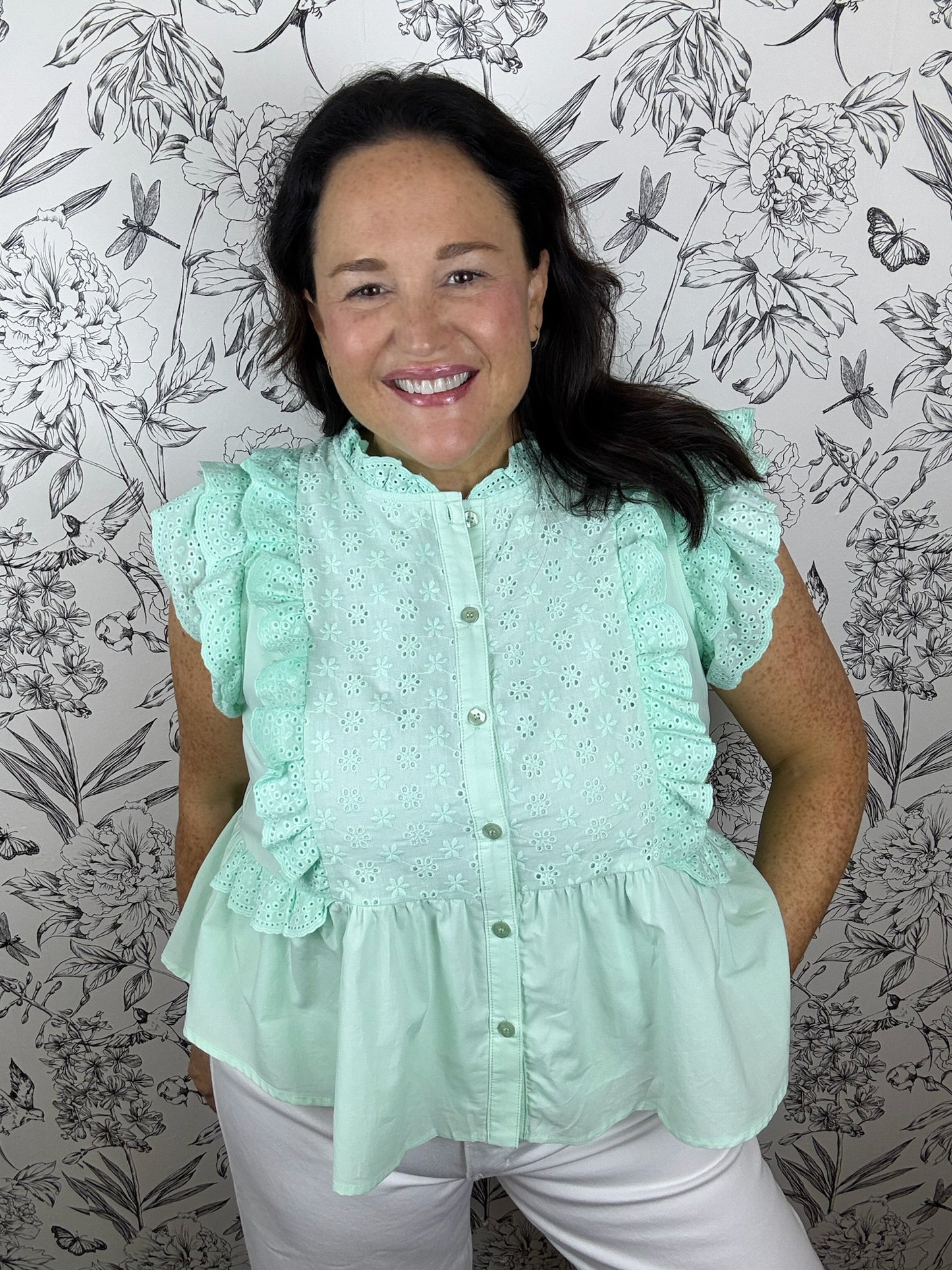 Sweet Pea Peplum Blouse