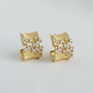 Irregular CZ C-Hoops