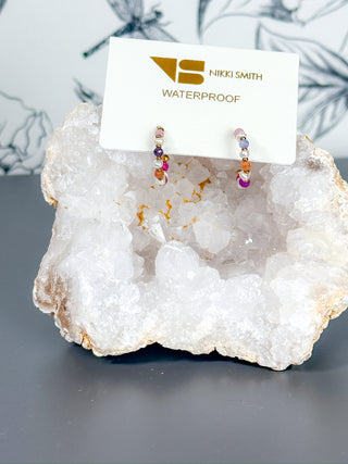 Multi Beaded Hoop Nikki Smith Waterproof