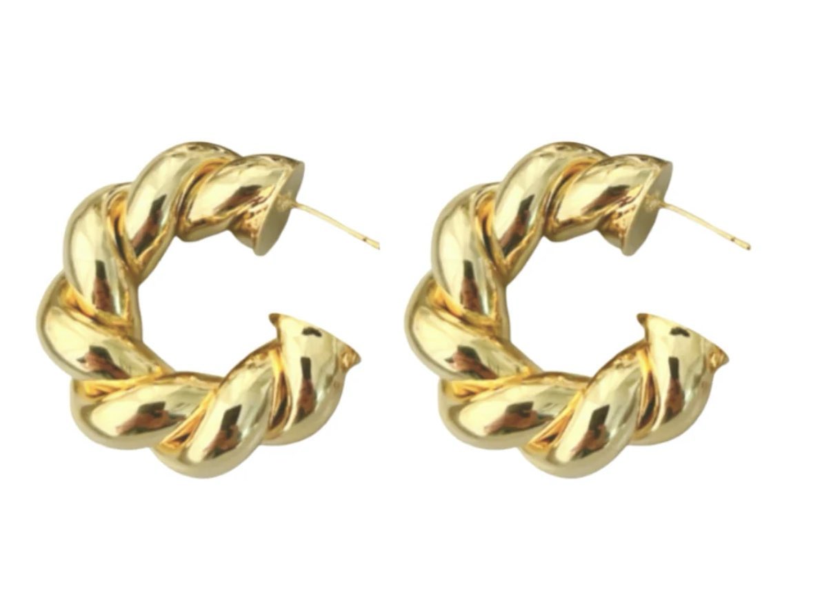 Coleen Coiled Hoop - Best & Co. Boutique