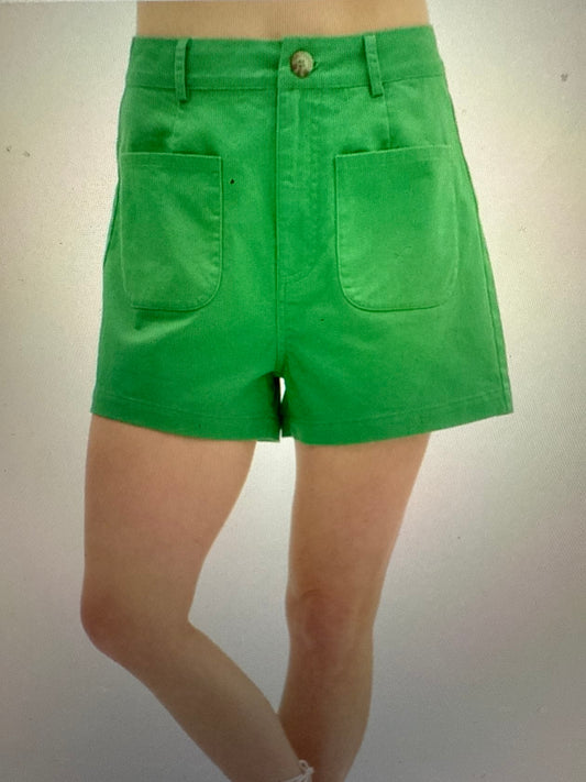 Vibrant Verde Shorts