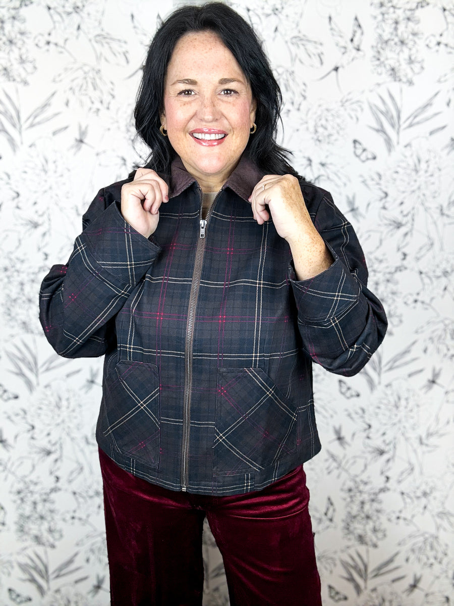 Field & Vine Vintage Plaid Jacket