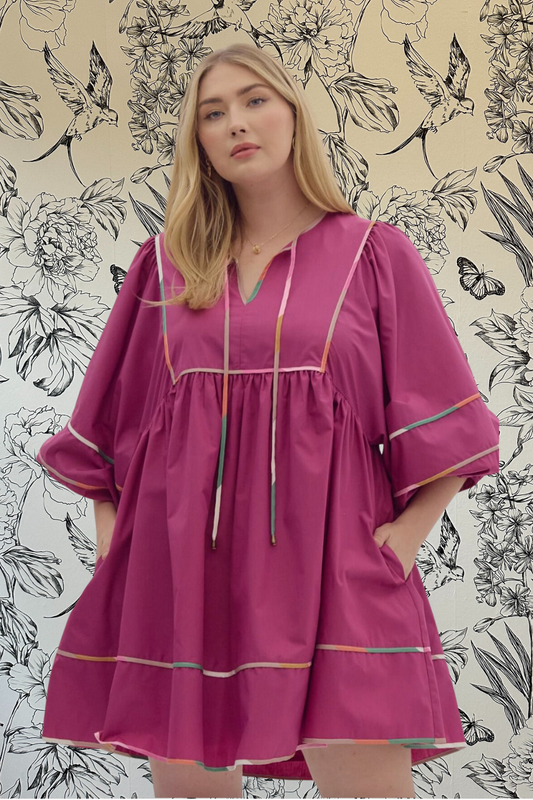 The Indie Magenta Dress - Best & Co. Boutique