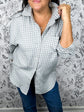 River Plaid Button Up Aqua Z SUPPLY