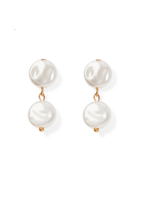Libby 2 Pearl Earrings - Best & Co. Boutique