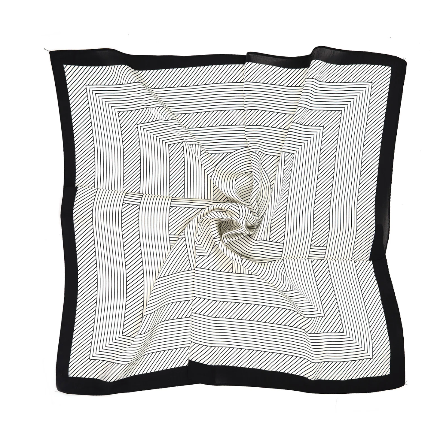 Classic Stripe Scarf | Black