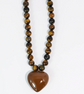 Tiger Eye Heart Necklace