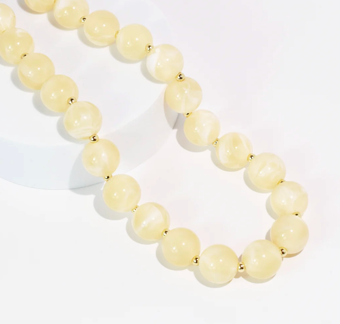 Candy Bead Necklace | Buttercream