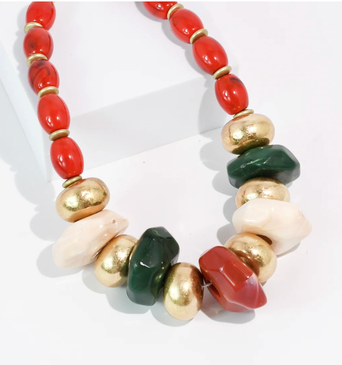 Bold Color Statement Necklace