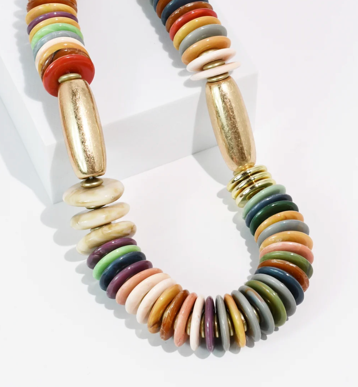 Prism Earth Statement Necklace