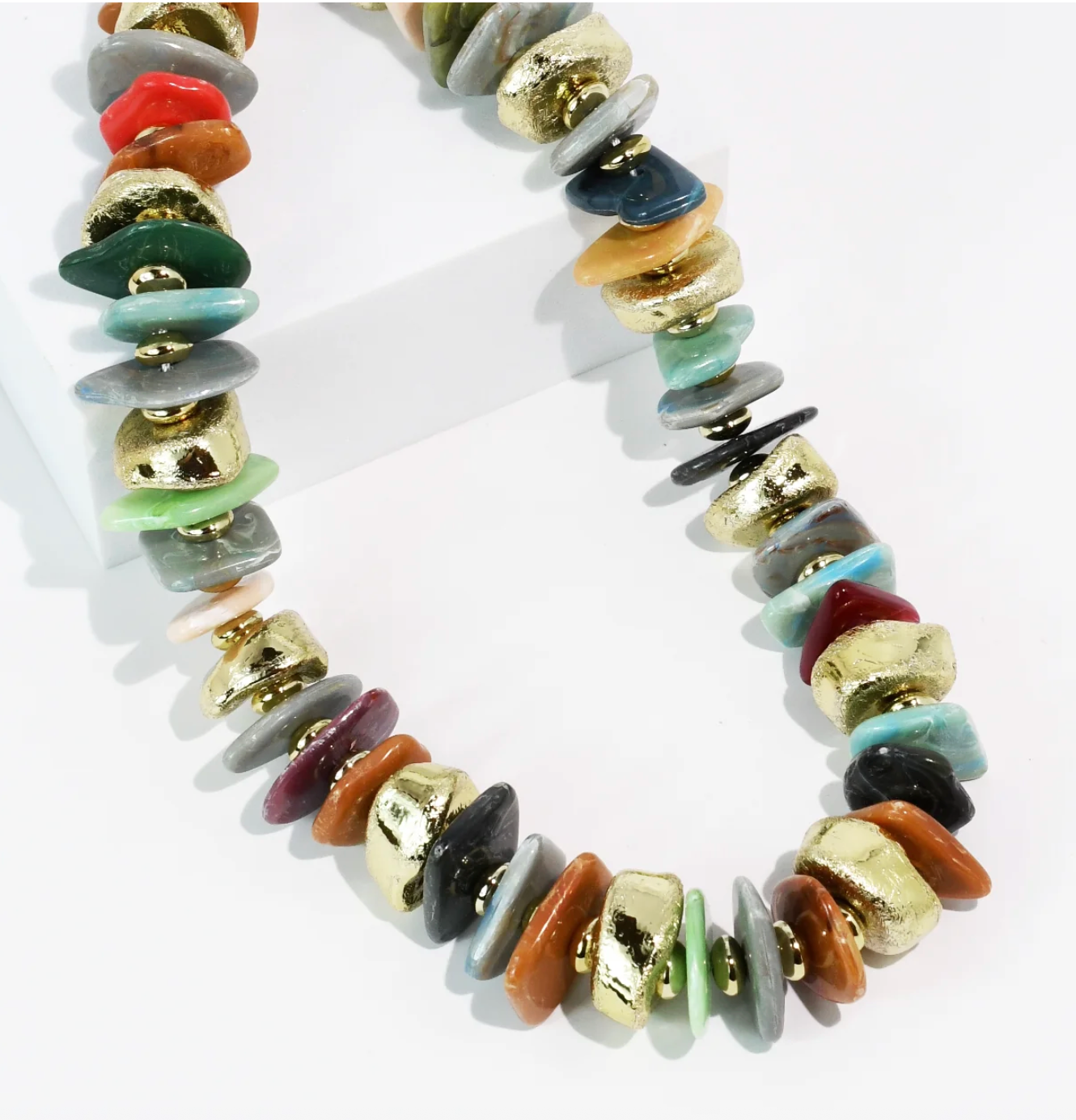 Mosaic Statement Necklace