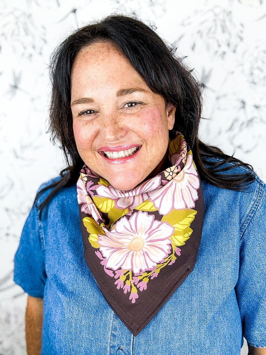 Violet Wild Rag Bandana Scarf | 22"