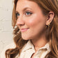 Tessa Gold Hoops | Medium