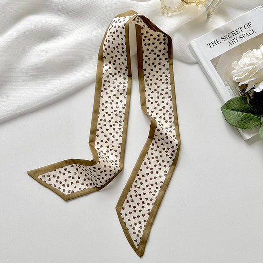 Brown Polka Dot Twillie Scarf - Best & Co. Boutique