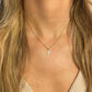 Crystal Cross Necklace- Waterproof