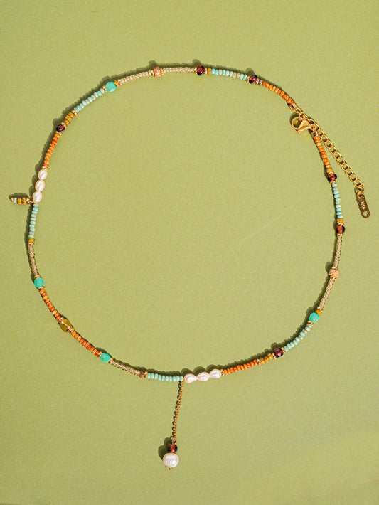 Sapphira 18K Bohemian Stack Necklace