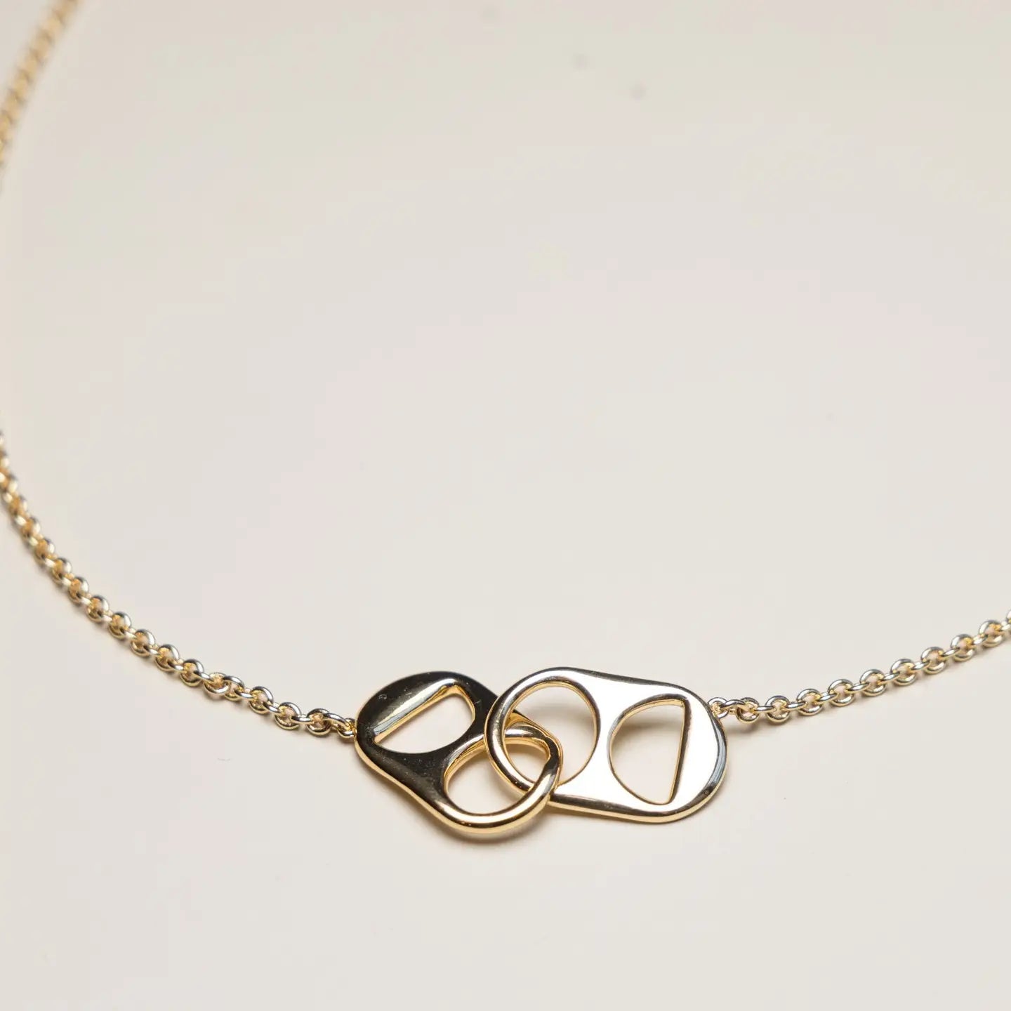 Soda Tab Necklace | Gold