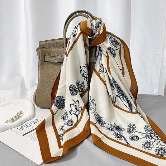 Vintage Floral Wrap & Scarf - Best & Co. Boutique