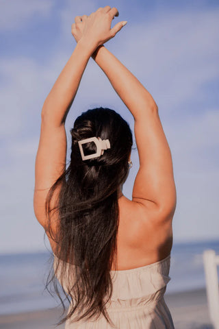 Teleties | Medium Flat Square Hair Clip - Best & Co. Boutique