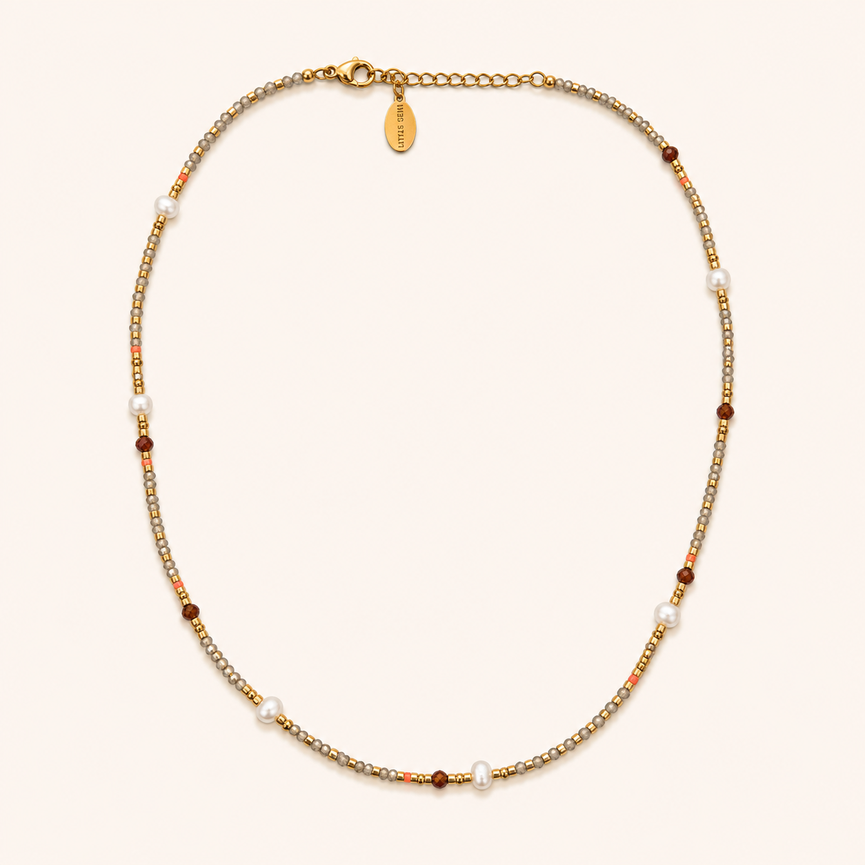 Leona Mini Beaded Necklace