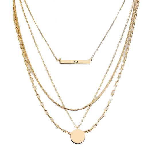 Taytum Layered Game Day Necklace