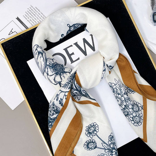 Vintage Floral Wrap & Scarf - Best & Co. Boutique