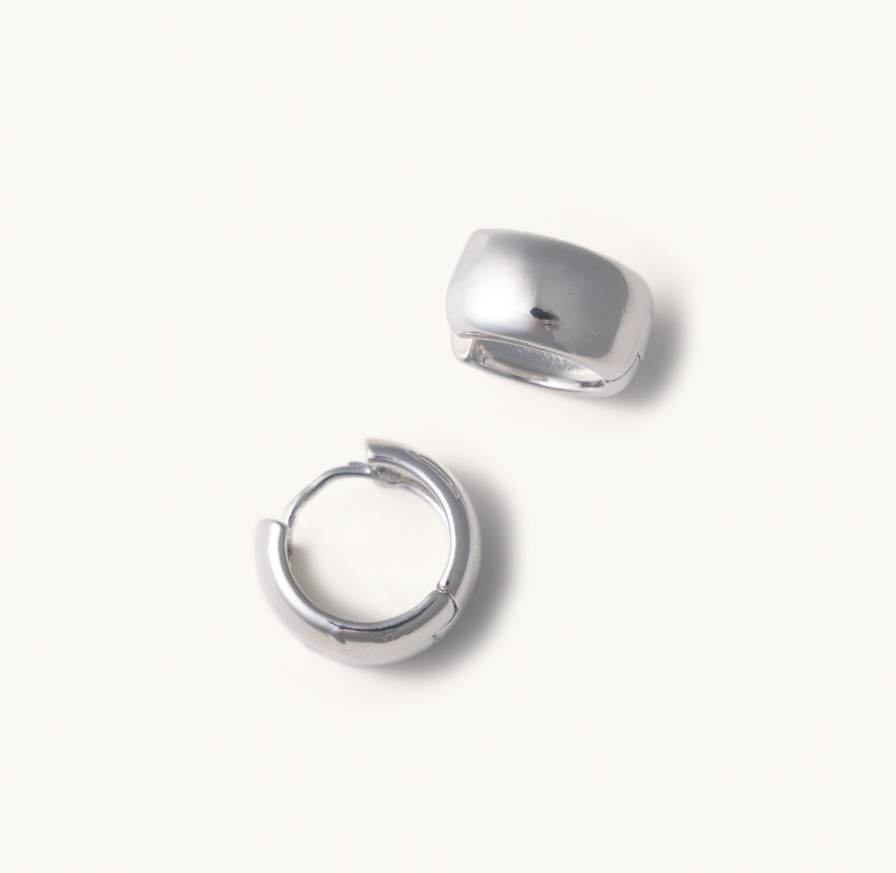 Mimi Chunky Hoops | Silver