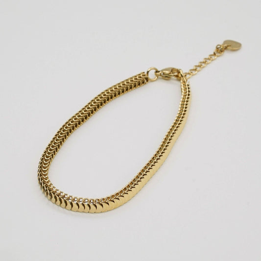 Accordion Chain Bracelet
