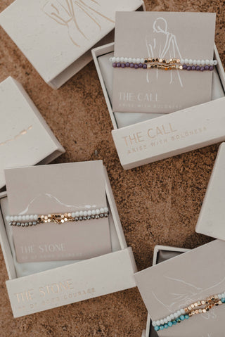 The Stone Beaded Bracelet Set