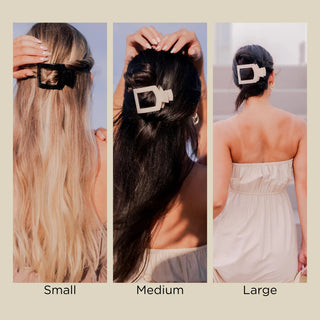 Teleties | Medium Flat Square Hair Clip - Best & Co. Boutique