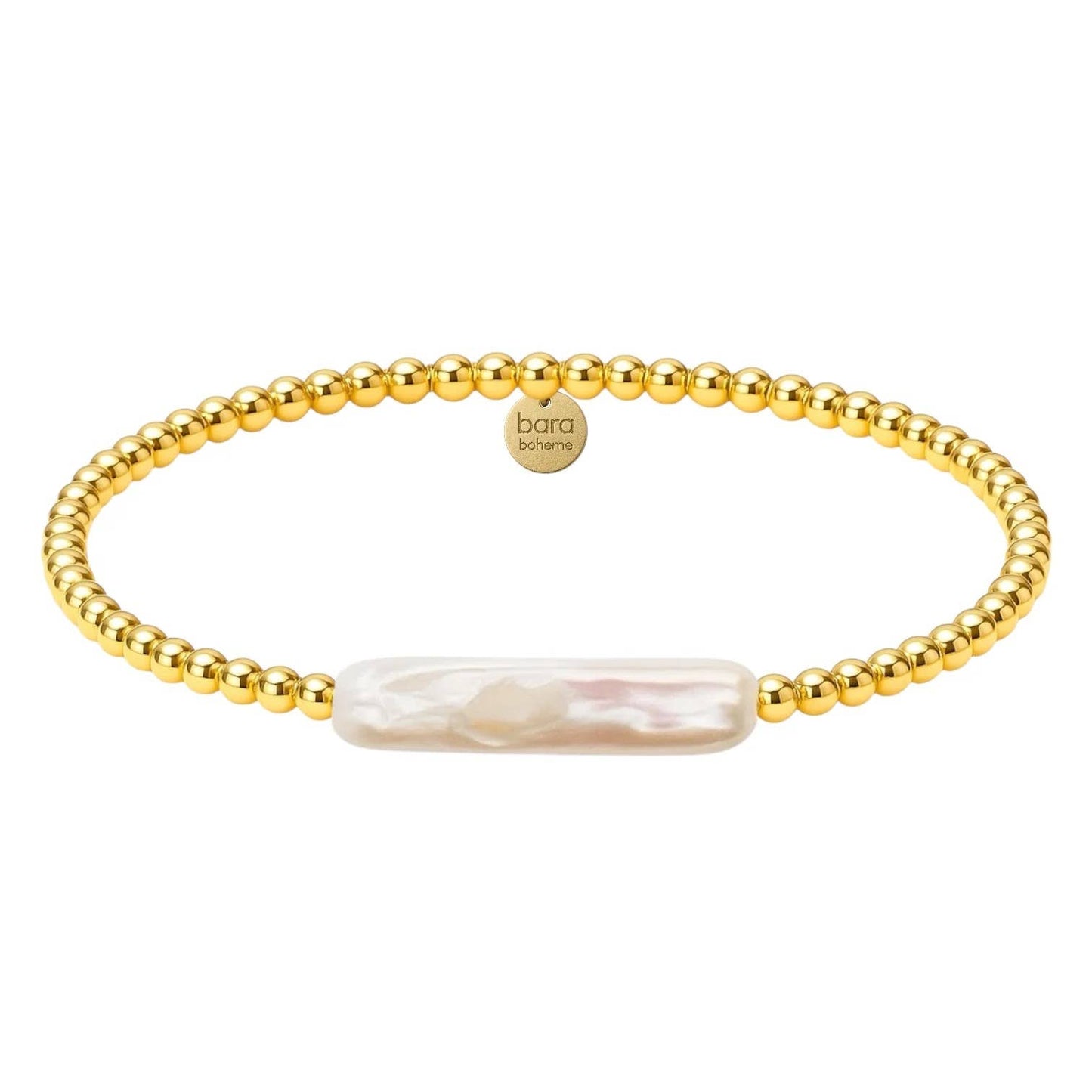 Chrishell | Gold Pearl Bar 7" - Best & Co. Boutique