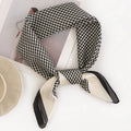 Black Houndstooth Square Scarf - Best & Co. Boutique
