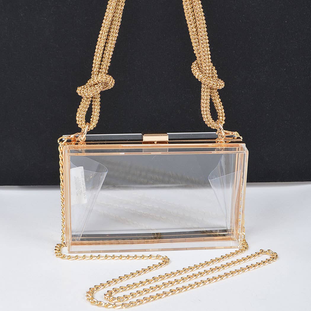 Golden Hour Clear Clutch