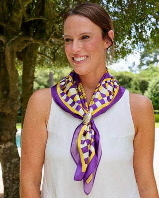 Hollis Purple Tiger Scarf | MED