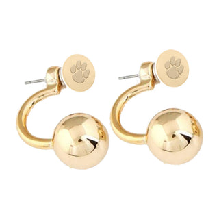 paw dangle 2-in-1 game day earrings